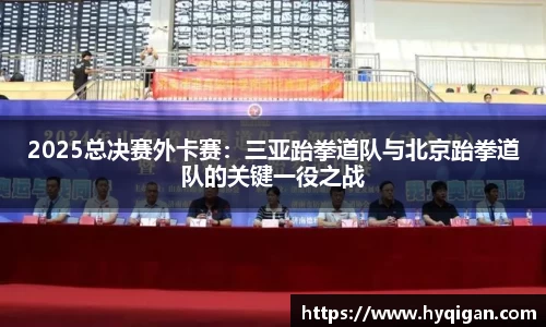 2025总决赛外卡赛:三亚跆拳道队与北京跆拳道队的关键一役之战